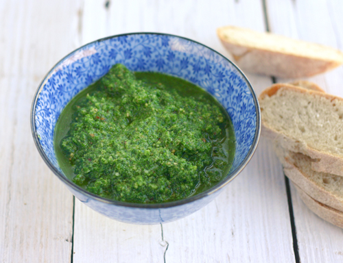 Kale, Parsley and Basil Pesto